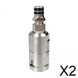 Maxbell 2xPressure Washer Hose Adapter Quick Connect Anti-twist Coupler for Lawns Care Style A