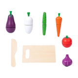 Maxbell Cutting Play Food Toys Pretend Play Kitchen Accessories for 3+ Year Old Kids Vegetables