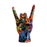 Hand Gesture Statue Creative Hand Decor Sculpture for Indoor Bedroom Desktop Style B