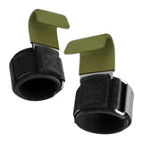 Maxbell 2x Weight Lifting Hooks Fitness Powerlifting Grips for Gym Powerlifts Liftups Green