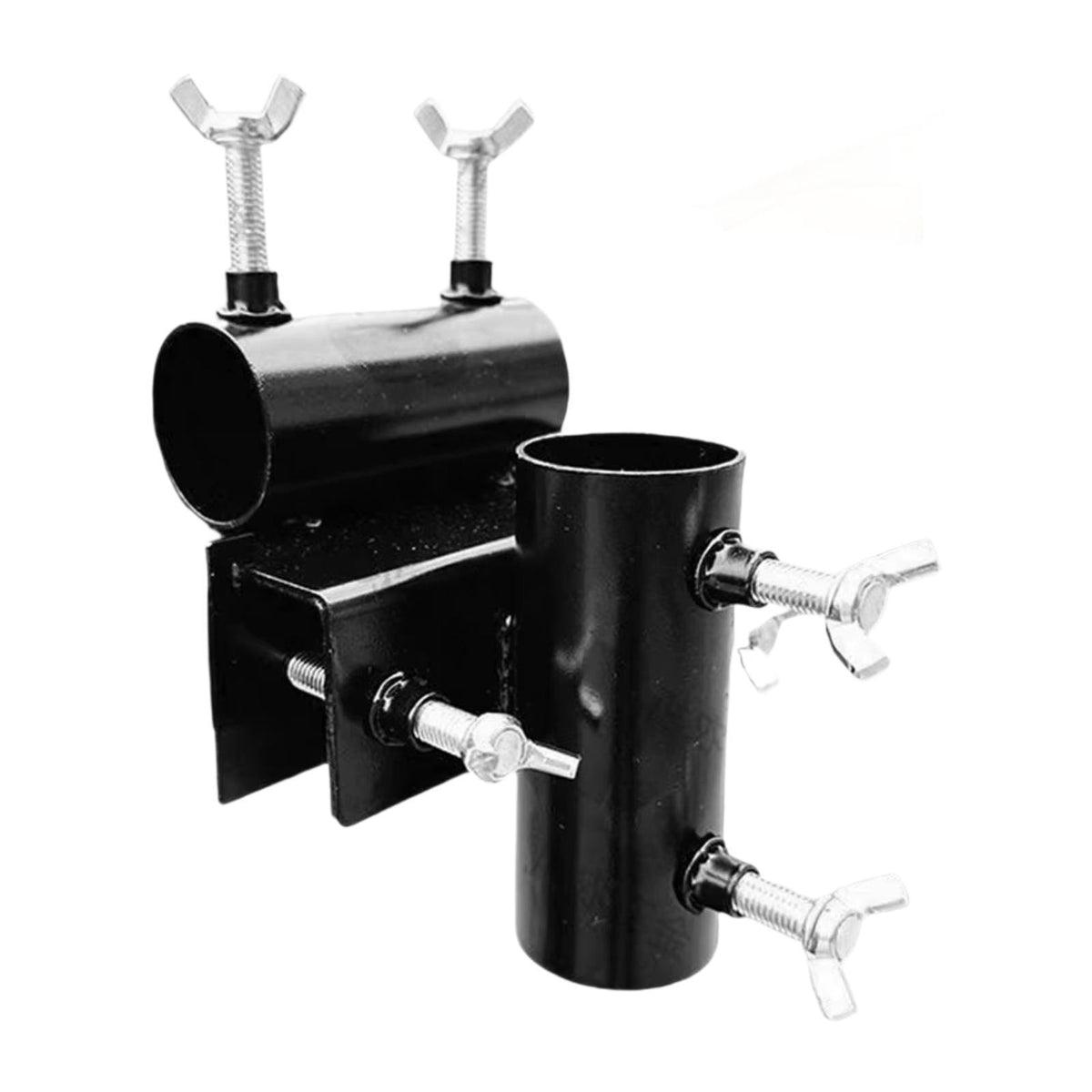 Maxbell Adjustable Patio Umbrella Holder Parasol Clamp Bracket for Balcony Pool Deck Diameter 3.9cm