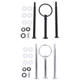 Maxbell 2 sets VINTAGE 3 Tier Ring Round Cake Cupcake Plate Stand Handle /Fittings