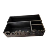 Maxbell Coffee Bar Organizer Coffee Accessories Organizer for Lounge Cafe Countertop black