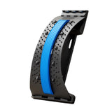 Maxbell Back Stretcher Extender Back Relaxation Waist Traction for Home Living Room black blue