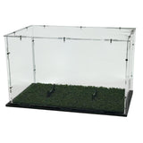 Maxbell Signed Football Display Case Transparent Sport Lover Memorabilia Ball Holder