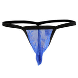 Maxbell Men's Sexy Bulge Pouch G-string Thong T-back Underwear Briefs XL Blue - Aladdin Shoppers