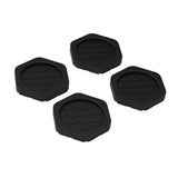 Maxbell 4x Washing Machine Anti Vibration Pads Universal for Refrigerator Dryer Home Hex Black