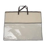 Maxbell Clothing Organizer with Zipper Blanket Storage Bag for Clothes Pillows Sheet 45x45cm