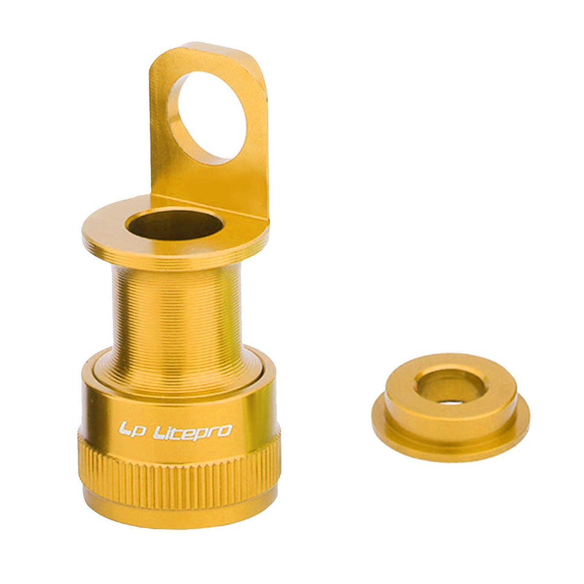 Maxbell Maxbell Fast Pedal Pedal CNC Quick Release Base Buckle for Brompton Folding Bike Golden