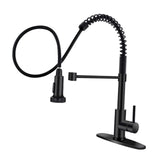 Maxbell Kitchen Faucet Decorative Replacement Double Mode Setting for Office Home RV Black