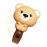 Animal Whistle Toy Educational Toy Kids Whistle for Children Kids Girls Boys Brown