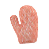 Maxbell Honeycomb Cleaning Bath Gloves Bath Washcloth Scrubber Reusable Scrub Gloves pink Figure