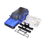 Maxbell RC Car Body Shell Sturdy with Front Rear Bumper for 1:18 RC Hobby Car Trucks Blue