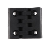 Adjustable Torque Position Control Hinge with Holes 2.52 x 2.52 inch, ABS Plastic