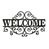 Welcome Sign Rustic Decorative Wall Mounted Door Sign for Bar Outdoor Office