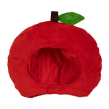 Maxbell Apple Hat Cosplay Accessories Cute Plush Party Headgear for Holiday Carnival