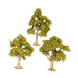 Maxbell 3 Pieces Miniature Trees for Sand Table DIY Scenery Landscape Diorama Layout deciduous tree