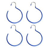 Maxbell 4pcs Tie Scarf Tie Clothes Storage Rack Blue