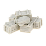 Maxbell 1/35 Resin Model Scene Accessories Sandbags Wall Ammunition Boxes & Bags