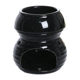 Maxbell Ceramic Essential Oil Burner Creative for Table Centerpiece Festival Kitchen Black