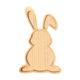 Maxbell Wooden Serving Platter Festivals Gifts Wooden Tray for Fruit Bread Appetizer Rabbit Shaped