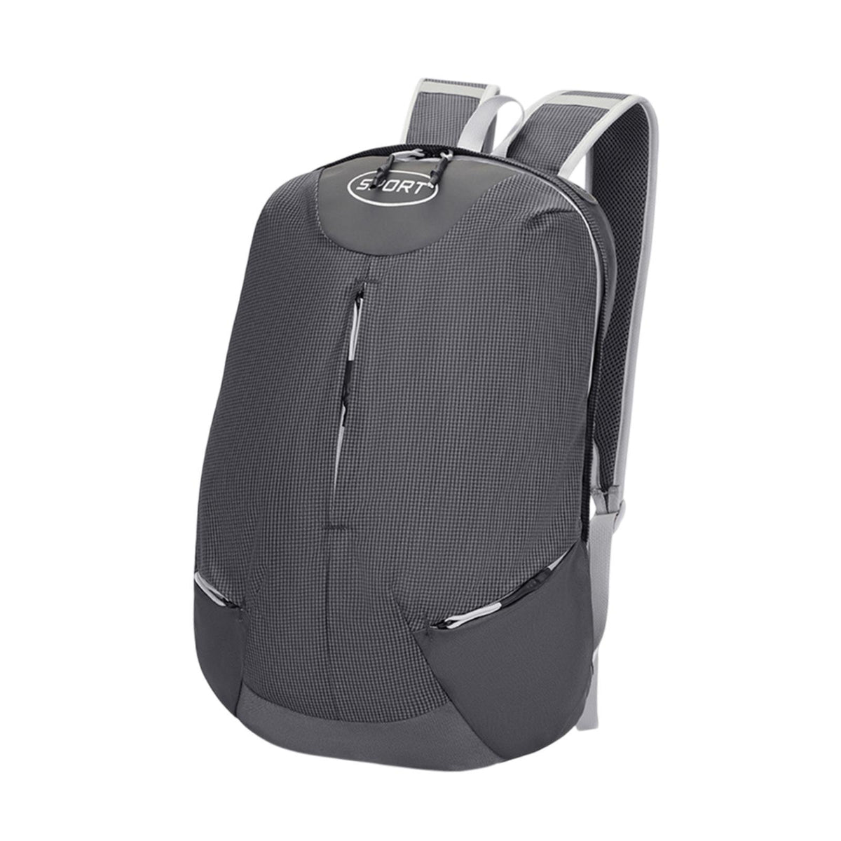 Maxbell Business Backpack Lightweight Water Resistant Rucksack for Work Office Black Gray