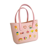 Maxbell Womens Beach Hole Bag Portable Travel Tote Bag for Summer Swimming Pool Boat Pink