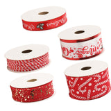 Christmas Ribbons DIY Home Decor for Bow Making Flower Making Valentines Day Red