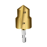 Maxbell Countersunk Drill Bit for Ppr Pipe Repair Sturdy Multifunctional Alloy Steel 18 24