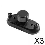 Maxbell 3xBackbag Strap Umbrella Clip Gadget Easy to Assemble Sun Umbrella Holder Clip Black