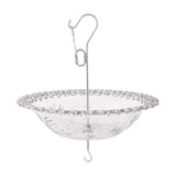 Maxbell Hanging Bird Feeder Multipurpose Bird Feeder Tray for Bird Lovers Patio Grey