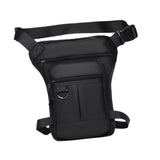 Maxbell Thigh Drop Leg Bag Motorcycle Trendy Sport Pack for Outdoor Riding Traveling Black