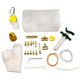 Maxbell Maxbell Deluxe Bike Hydraulic Brake Bleed Kit Bicycle Oiling Syringe Funnels Gold