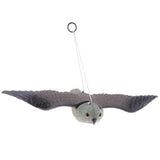 Maxbell 2Pcs Realistic Flying Bird Hawk Decoy Pigeon Crow Scarecrow Hunting Scarer
