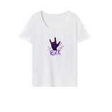 Maxbell Maxbell Women's T Shirt Summer Outfits Crew Neck Shirt for Street Backpacking Travel S White