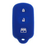 Maxbell Maxbell 3BTN Car Remote Key Protective Silicone Case Cover For Toyota Deep Blue