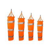 Maxbell 4Pcs Airport Windsock Outdoor Wind Sock Bag Reflective Belt Grommet 60-150cm