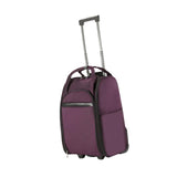 Maxbell Rolling Duffel Bag Rolling Travel Bags for Outdoor Women Men Travel Friendly Purple