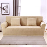 Maxbell Stretch Sofa Covers Couch Cover Slipcover Protector Khaki - 2 Seater