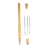 Maxbell Aluminum Crochet Hook Needles Lace Base for Beads Ring Dreadlock Wig Making