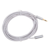 3.5mm Extension Audio Male To Female Headphone Cable White 3meter - Aladdin Shoppers