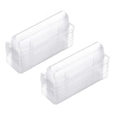 20 Pieces Clear Money Card Holder for Gift Packaging Crafts Chapstick Holder Money Card Holder