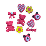 Maxbell 6xBeach Bag Charms Accessories Creative Festival Craft Reusable Handmade Decor Style C