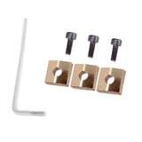 Maxbell Electric Guitar Locking Nut Clamp&Screws&Tremolo Whammy Bar Arm for Tremolo