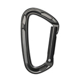 Maxbell Carabiner Clip D Shape Spring Snaps Key Ring Hook for Outdoor Camping Sports Black
