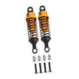 Maxbell 4x Shock Absorbers Metal Replace Parts 55mm 1/12 1/16 Scale for MN98 D90 B16 Gold