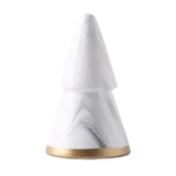 Nordic Style Ceramic Christmas Tree Figurines Minimalism Ornament White-S