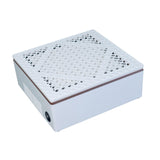Maxbell Nail Dust Collector Nail Cleaner Easy Clean 80W for Salon Manicure Shop Home White