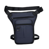 Maxbell Thigh Drop Leg Bag Motorcycle Trendy Sport Pack for Outdoor Riding Traveling Blue