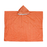 Maxbell Emergency Rain Poncho Waterproof Jacket for Riding Outdoor Activities Hiking Orange